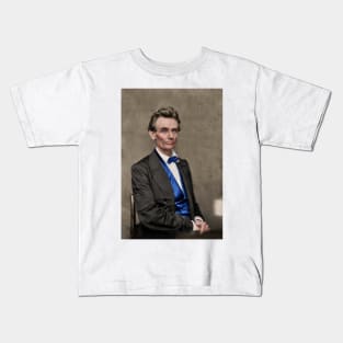 Honest Abe in colout Kids T-Shirt